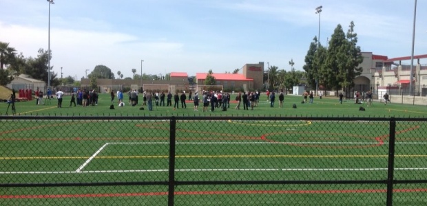 NFL Scouts at San Diego State Pro Day. Photo Credit: CEO David Frerker